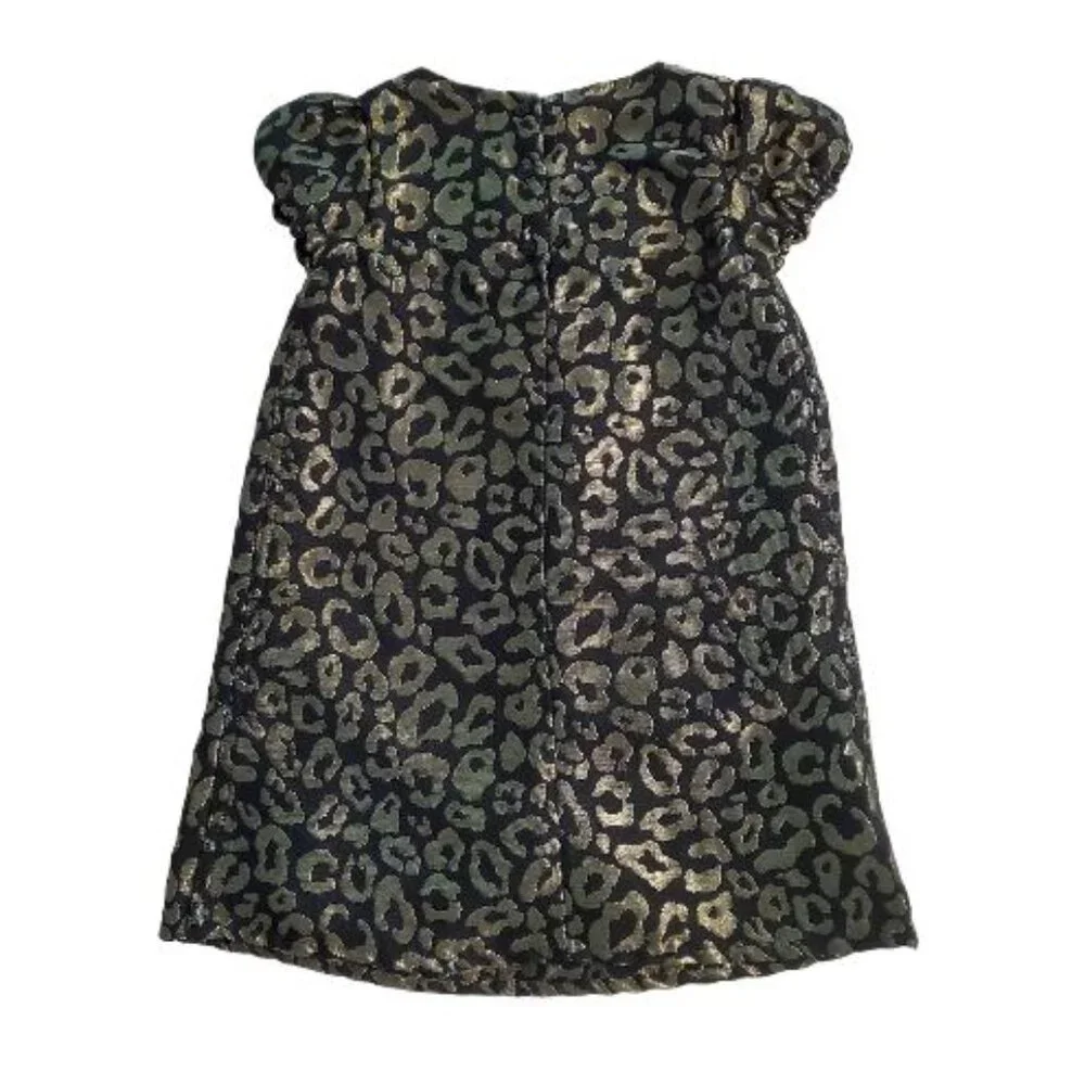 NWOT Gymboree Black and Gold Dress in Size 4T